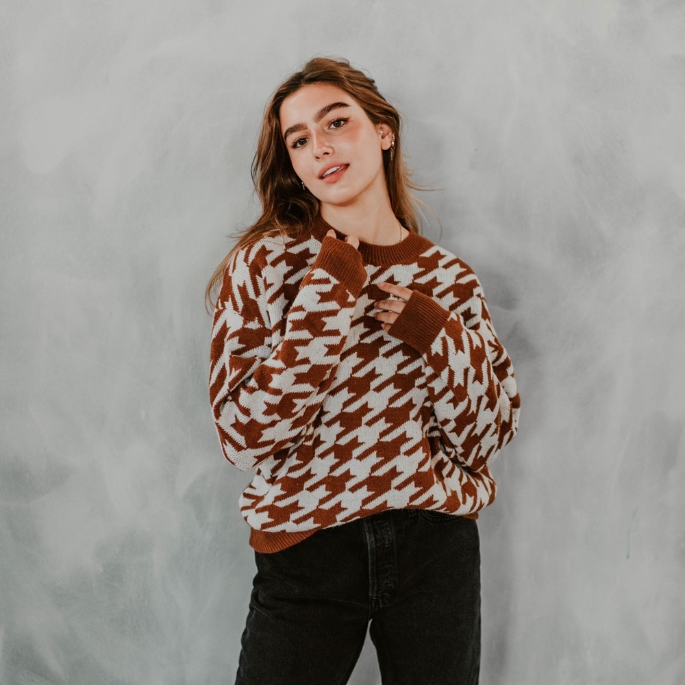 Houndstooth Sweater